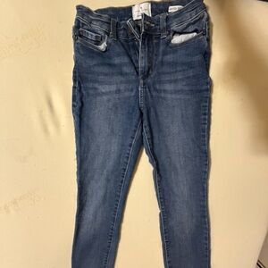 True Craft Dark Blue High-Rise Skinny Jeans